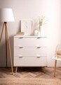 Fiók, Finori, Goteborg 1, 79,8 x 86,5 x 40 cm, PAL / MDF, sonoma / fehér