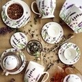 Csésze, DUO, levendula, 460 ml, porcelán, többszínű