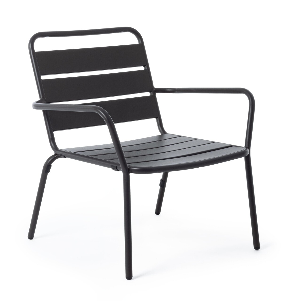 Marlyn Kerti szék, Bizzotto, 65x74x71 cm, acél külső kezeléssel, szén