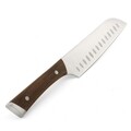 Muhler santoku kés, MR-2518SS, 18 cm, rozsdamentes acél / kőrisfa