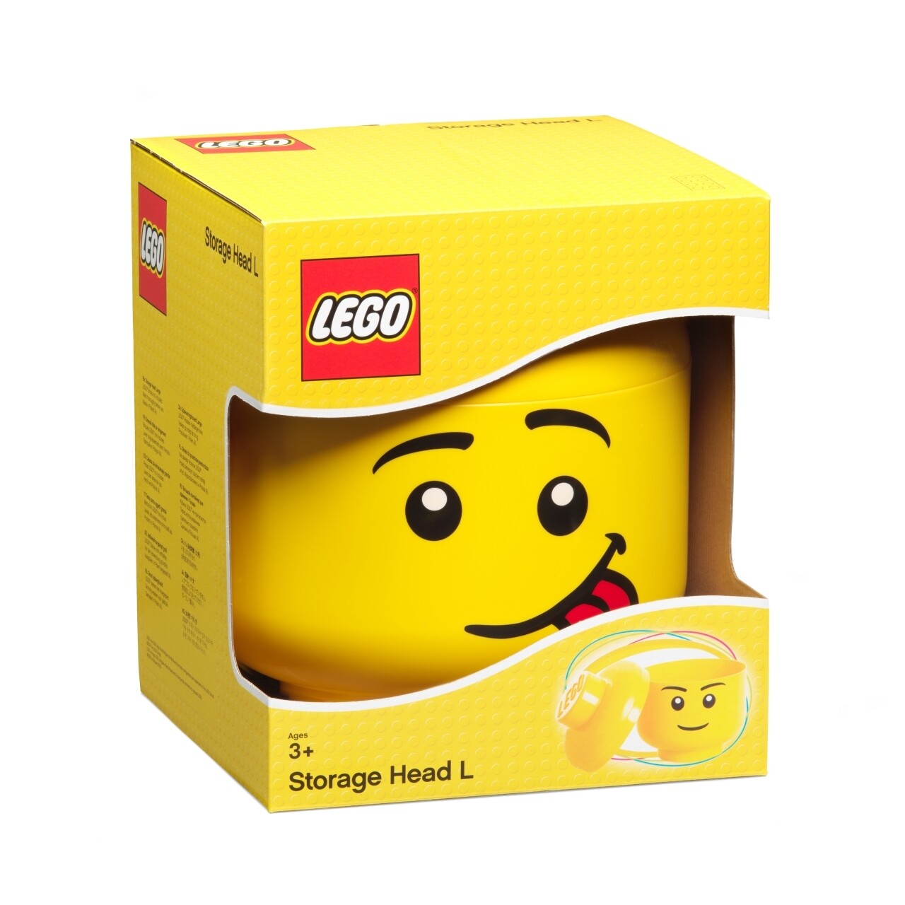 Silly L Tároló Doboz, LEGO, 850 Ml, Polipropilén, Sárga