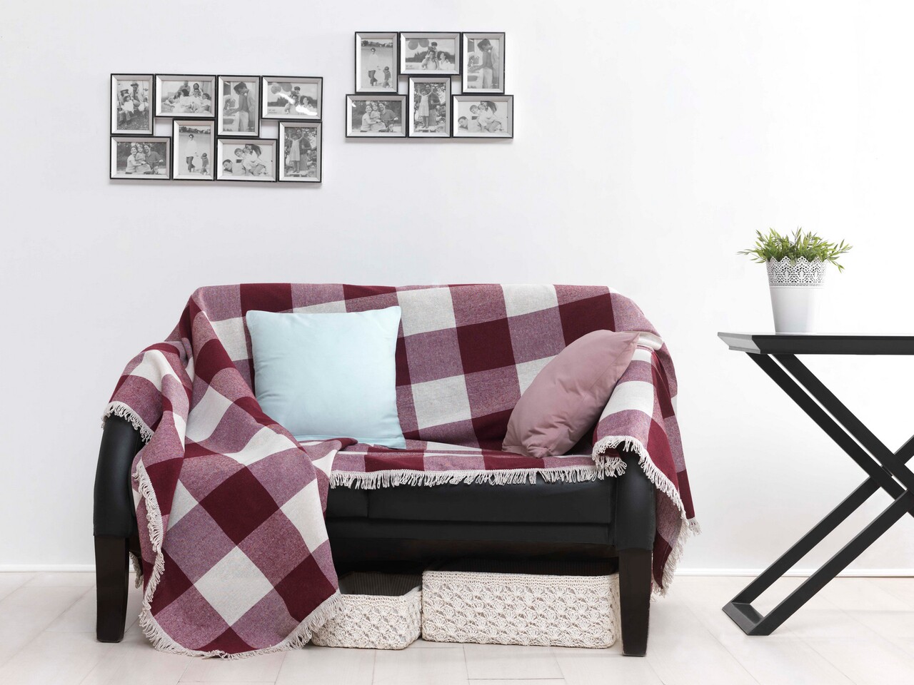 Dama Ágytakaró, 180x230 cm, 100% pamut, Eponj Home, piros