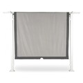 Gazebo Kerti pavilon, Shadow, L.360 l.269 H.225 cm, acél, fehér/szürke