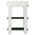 Suport pentru ghivece Nola, Talon, 60 x 23.6 x 96.6 cm, alb/verde