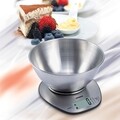 Optim Konyhai mérleg mély tállal, Heinner, 5 kg, szürke