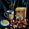 Csésze DUO, A csók, 380 ml, porcelán, többszínű