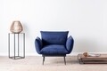 Jax Solo Fotel, Futon, 90x80x95 cm, fém, tengerkék