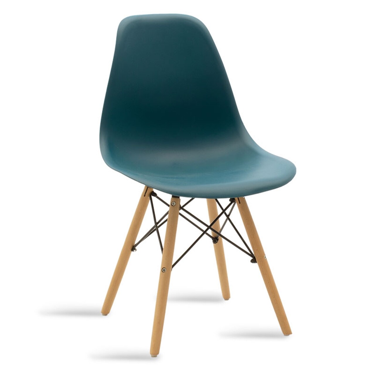 Julia szék, Pakoworld, 46x50x82 cm, bükk / polipropilén fa, sötétkék