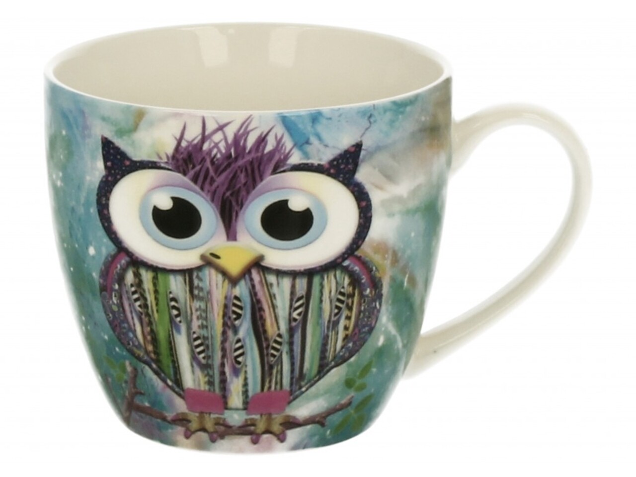 DUO, Funky Owl Bögre, 460 Ml, Porcelán, Többszínű