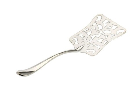 Vintage spatula, Hermann Bauer, 27,5x9,5 cm, ezüst