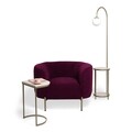 Macaroon Fotel, Ndesign, 98x82x70 cm, fa, ciklámen