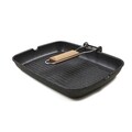 Grill serpenyő levehető fogantyúval, Cooking by Heinner, 35 x 25 x 4,5 cm, öntött alumínium tapadásmentes bevonattal