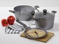 Silverstone Fazék fedővel, Ambition, 5,7 L, 28 cm, alumínium, Qualum Stone