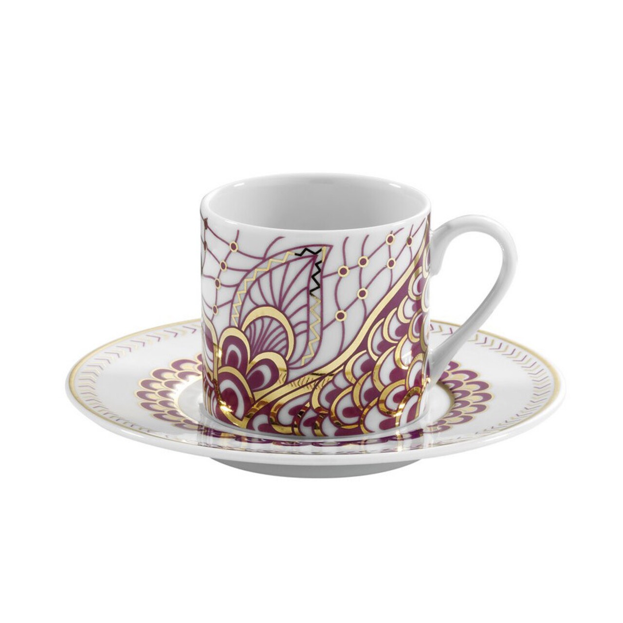 Kutahya Porselen Kávés készlet, RU12KT4309107, 12 darabos, porcelán
