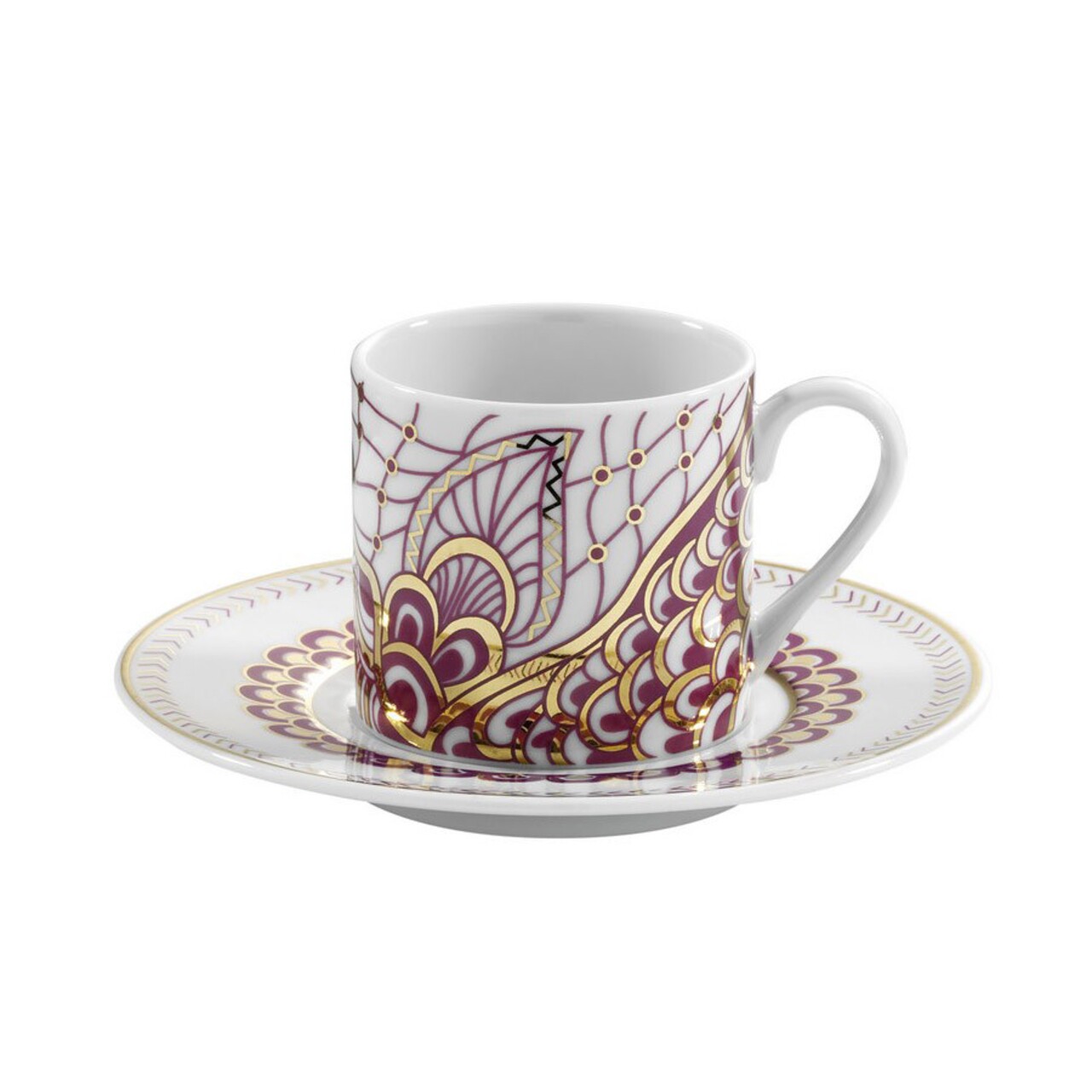 Kutahya Porselen Kávés Készlet, RU12KT4309107, 12 Darabos, Porcelán