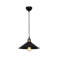 Siyah Antik csillár, MDL.4156, Squid Lighting, 30x62 cm, 60W, antik / fekete
