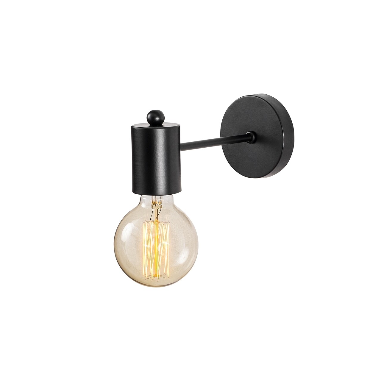 Opviq Hexa Fali lámpa, 10x21 cm, E27, 100 W, fekete