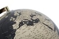 Globe Globe fénydekoráció, Mauro Ferretti, Ø25x38 cm, 1 x 40W, fekete / arany