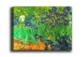 Irises Garden díszfestés, Központi festmény, 40x60 cm, vászon, tarka