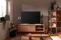 TV szekrény, Finori, Denver 54, 160 x 55 x 40 cm, PAL / MDF / fém, tölgy / antracit
