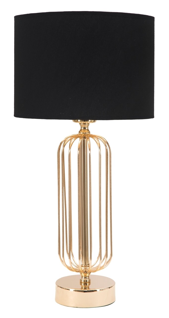 Glam Towy Éjjeli lámpa, Mauro Ferretti, 1 x E27, 40W, Ø25x51 cm, vas/textil