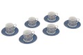 Kutahya Porselen Kávés készlet, RU12KT4309737, 12 darabos, porcelán