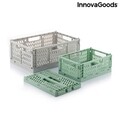 3 darabos Összecsukható és egymásba tehető rendszerező doboz  szett   Boxtor InnovaGoods