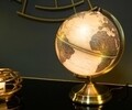 Globe Orange Fénydekoráció, Mauro Ferretti, Ø25x34 cm,  1 x 40W, aranyszín/ezüstszín