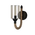 Modellight-MDL.3048 fali lámpa, 22x23x28 cm, 1x E27, 20 W, sárga / arany
