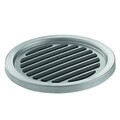 Set 4 suporturi de pahar Linea Coasters, iDesgin, Ø11.5 cm, inox, finisaj periat