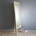 Cheval A41 Padlótükör, Neostill, 55 x 3.2 x 170 cm, tömörfa, mogyoró