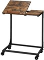 Vasagle Laptop asztal, 55 x 35 x 66 cm, PAL, acél, rusztikus barna/fekete