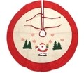 Santa Fenyőfa szőnyeg, Ø90 cm, juta, szőnyeg