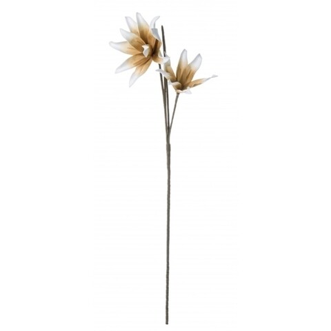 Mesterséges virág, sárga Hemerocallis, Bizzotto, 113 cm