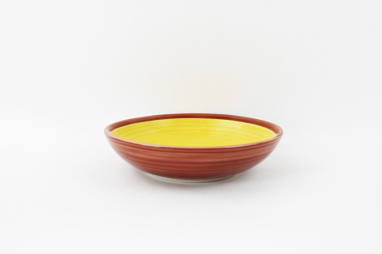 Cadiz 6 darabos Mély tányér szett, Heinner, Ø20 cm, kerámia, sárga