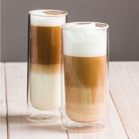 2 db Mia pohár készlet, Ambition, edzett üveg, 420 ml, átlátszó