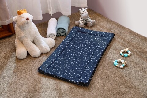 Pólyázó matrac L, 50x71 cm, Navy Stars