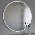 Oglinda decorativa A701, Neostill, 60 cm, argintiu