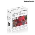 Safelt InnovaGoods Sport hám LED fényekkel , USB, szürke/fekete