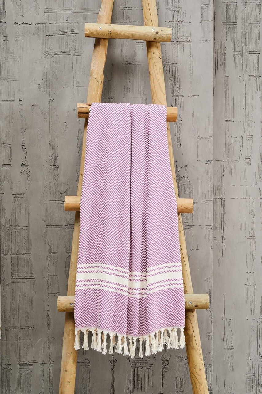 Basak strandtörölköző, Foutastic, 100x180 cm, lila