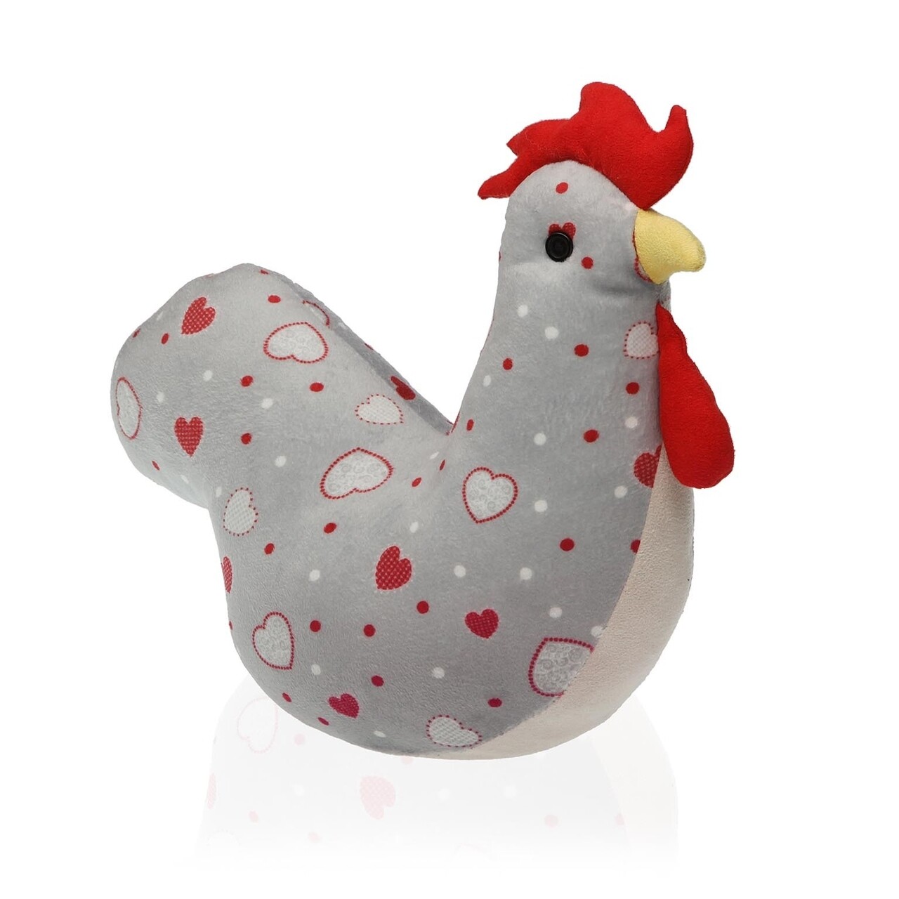 Rooster Heart Ajtótámasz, Versa, 24x18x15 cm, textil