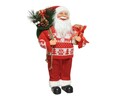 Santa w giftbag Dísz, Decoris, 25x15x45 cm, akril, színes
