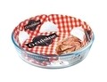 Üveg Bakeware hőálló tepsi, Ocuisine, 23 cm, üveg