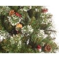 Pine snowy fenyő, Decoris, 88x150 cm, zöld / fehér