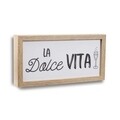 Világító dekoráció La Dolce Vita, Versa, 30x15 cm, MDF
