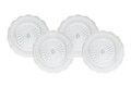Villeroy & Boch 4 darabos Desszertes tányér, Boston Flare, 21 cm, kristályüveg
