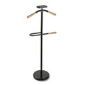 Ruhatartó állvány, Versa, Galan Negro, 44 ​​x 108 cm, fém / fenyő, fekete