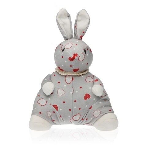 Rabbit Heart Ajtótámasz, Versa, 26x14x37 cm, textil