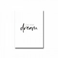 Tablou decorativ, Alpha Wall, Live your Dream, 30x40 cm