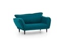 Vino Daybed Kihúzható kanapé, Futon, 3 személyes, 200x70 cm, fém, zöld
